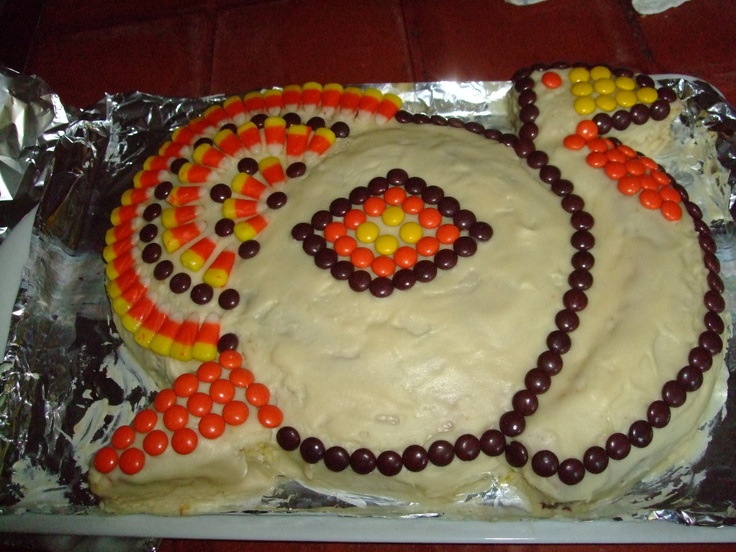 Thanksgiving Turkey Shaped Cake