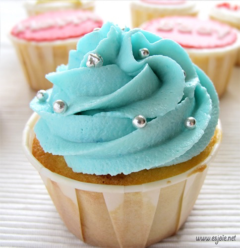 Tiffany Blue Birthday Cupcakes