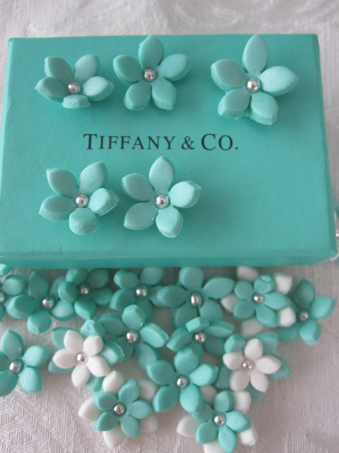 Tiffany Blue Cupcake Toppers