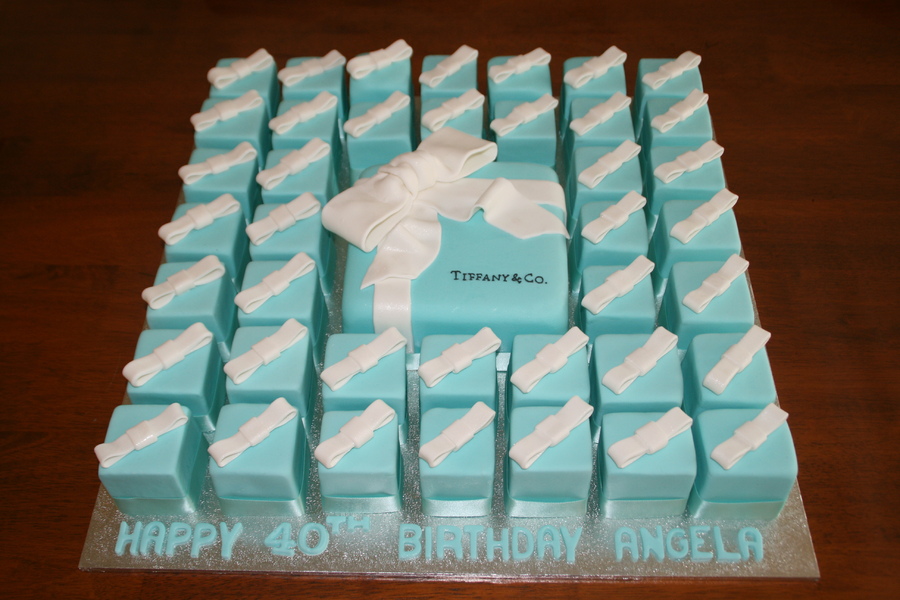 Tiffany Blue Wedding Cake