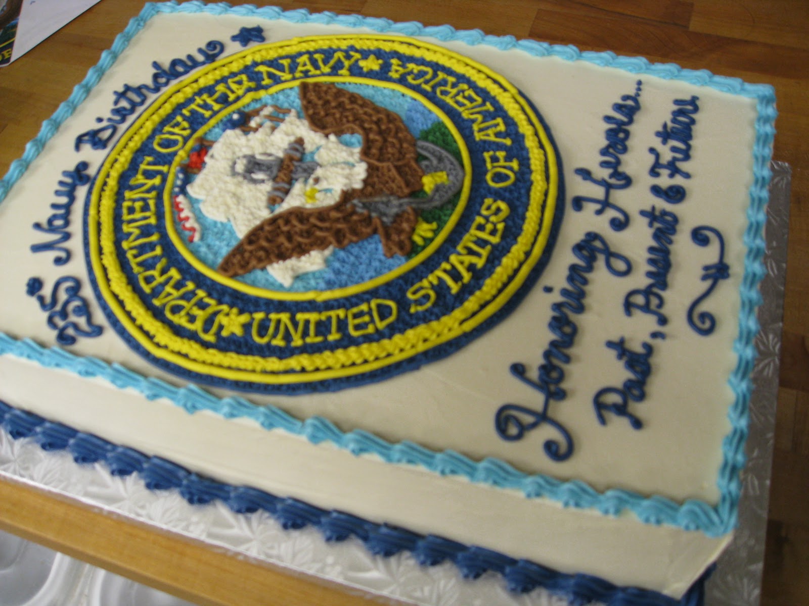 United States Navy Birthday Cake