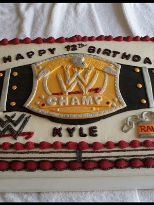 Walmart WWE Birthday Cakes