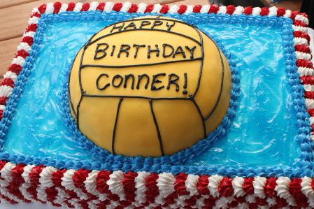 Water Polo Ball Cake