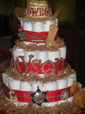 Western Baby Shower Cake Idea