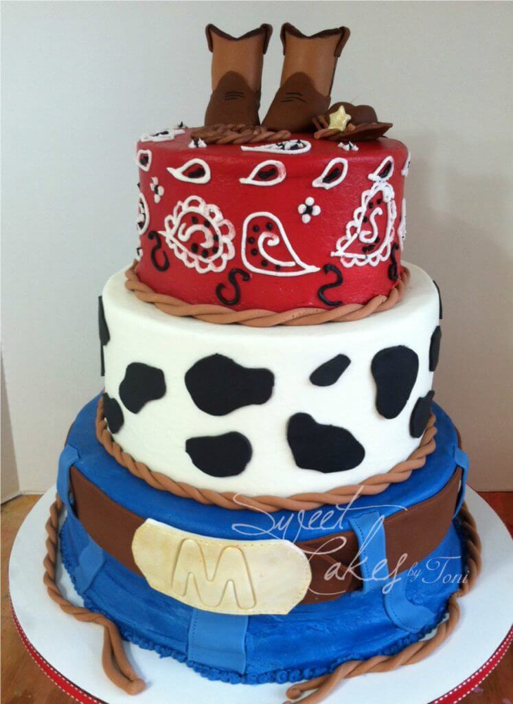 Western Baby Shower Cake