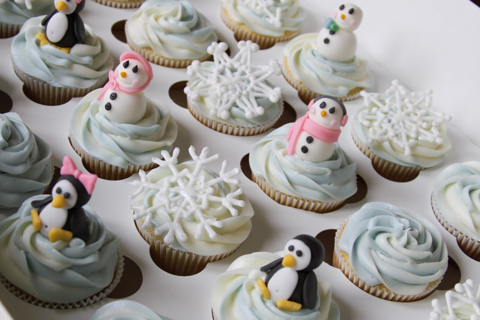 12 Photos of Winter Wonderland Baby Shower Cupcakes