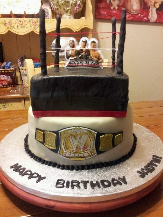 WWE Birthday Cake