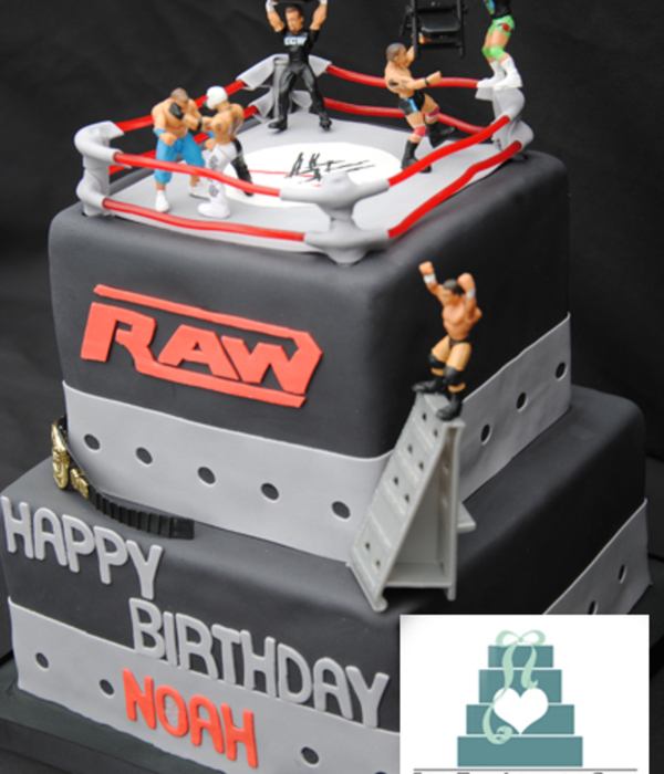 WWE Raw Wrestling Cake