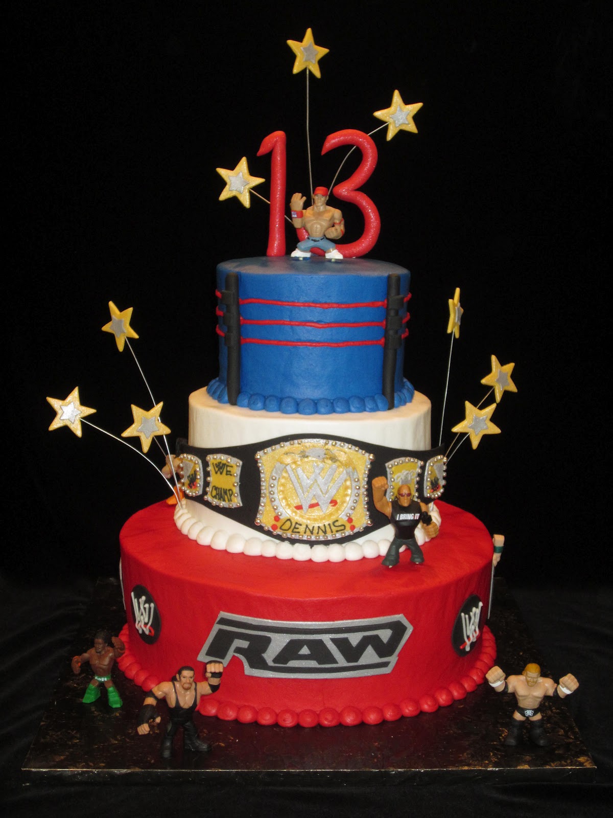 WWE Wrestling Birthday Cake Ideas