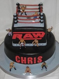 WWE Wrestling Birthday Cake