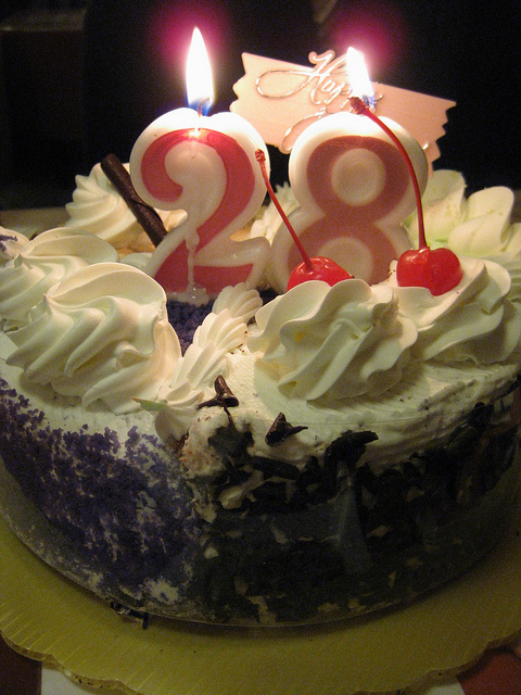 28th Birthday Cake