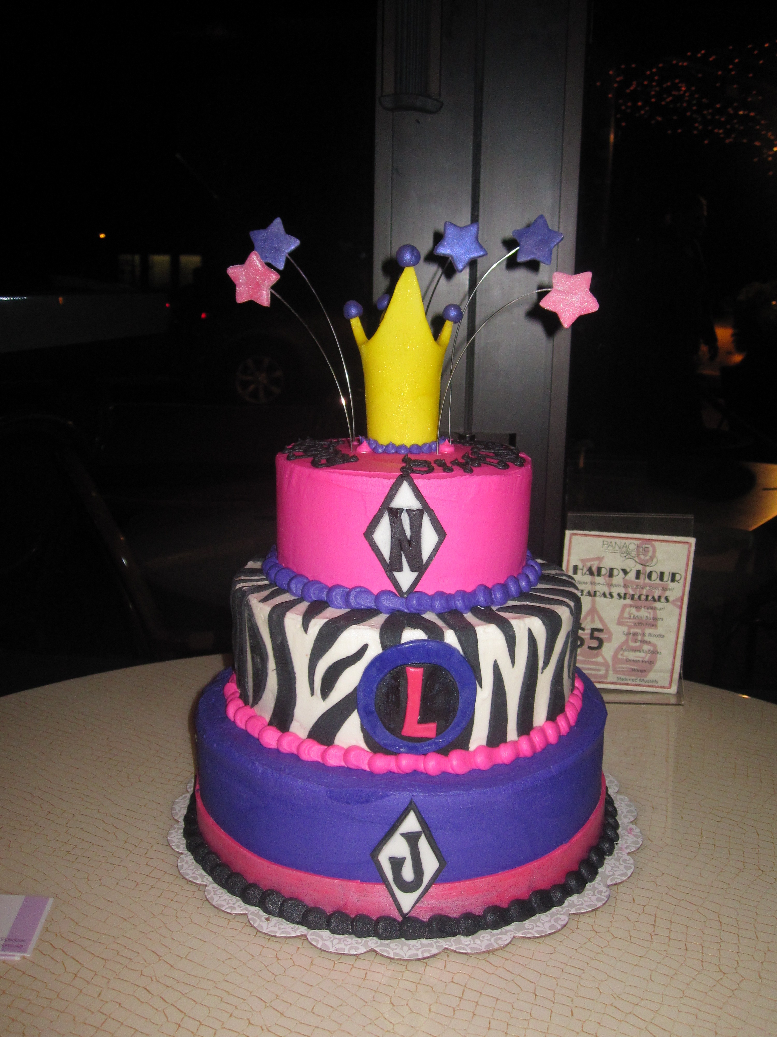 3 Tier Birthday Cake