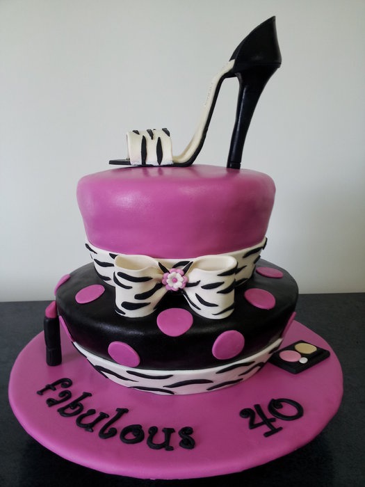 40 and Fabulous Birthday Cake