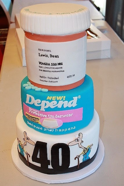 40th Birthday Cake