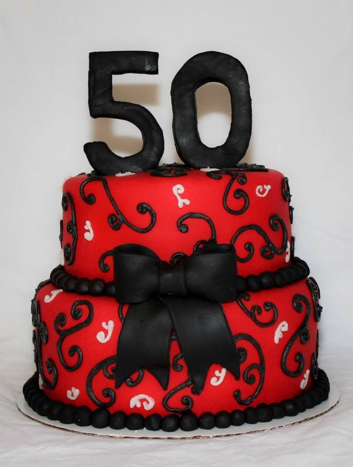 6 50th Birthday Cakes For Her Photo 50th Birthday Cake 50th