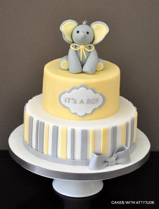 Animal Baby Shower Cake