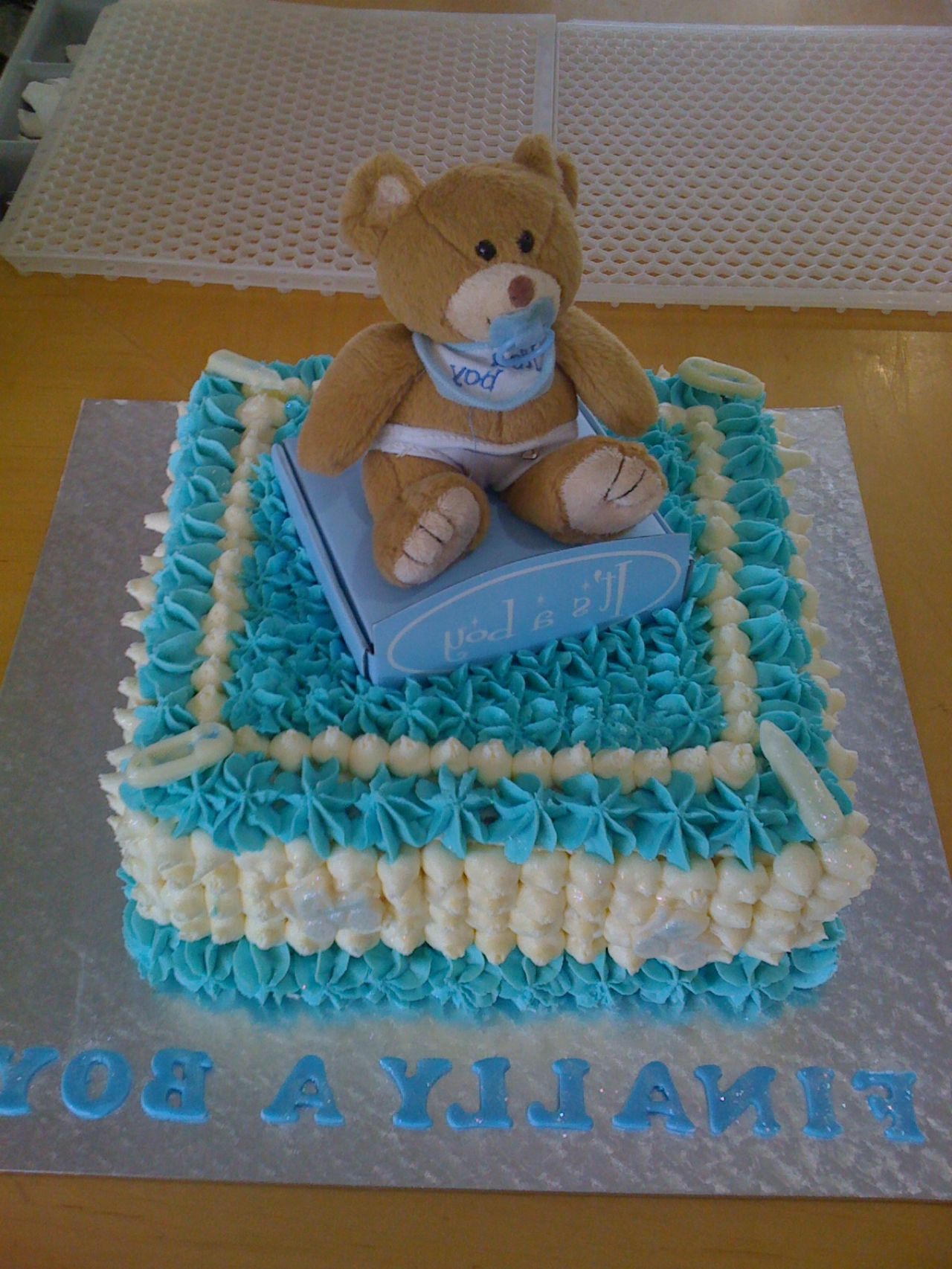 Baby Boy Shower Cake Idea