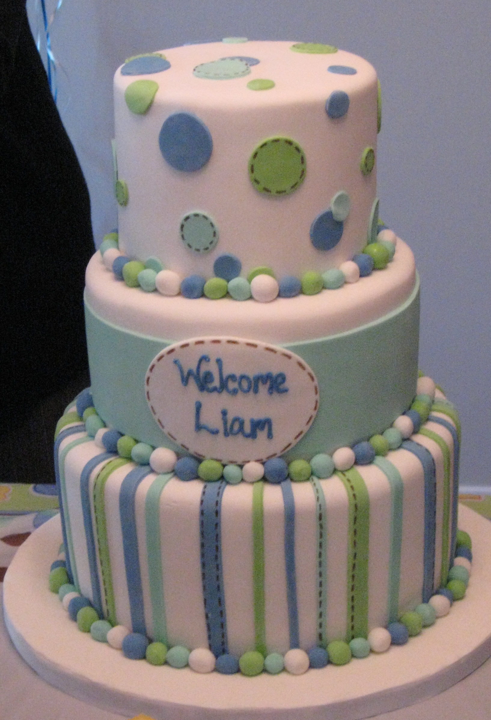 Baby Boy Shower Cake