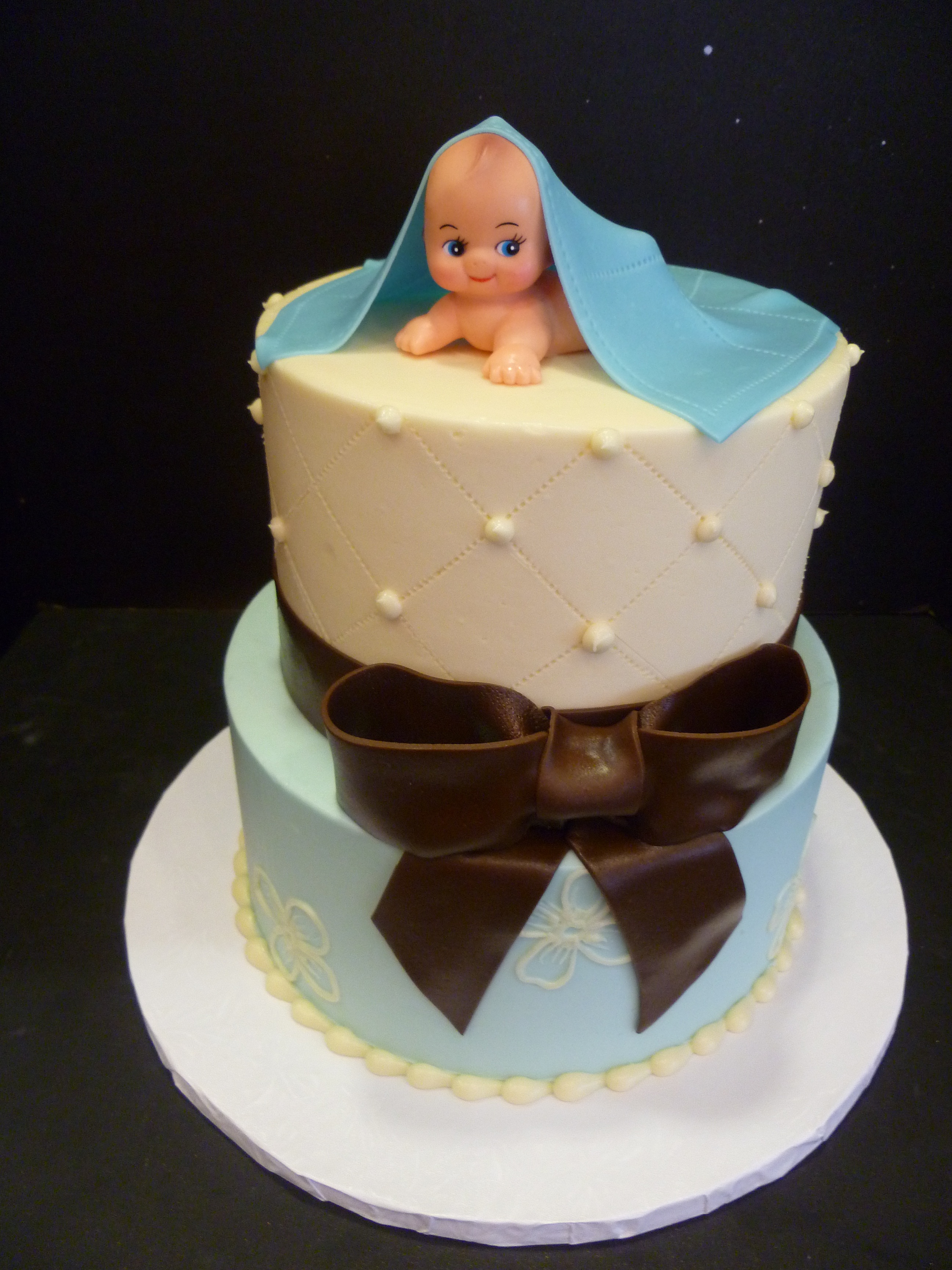 Baby Boy Shower Cake