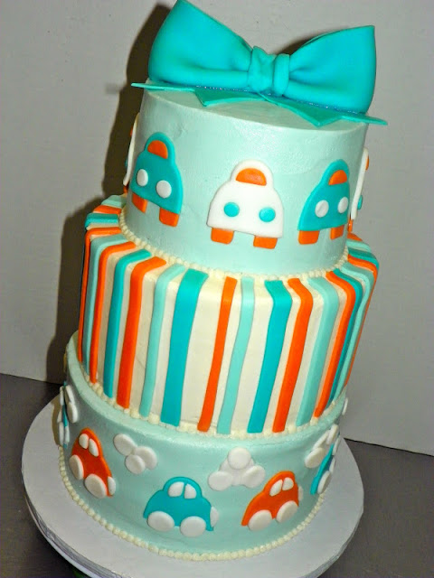 Baby Boy Shower Cake