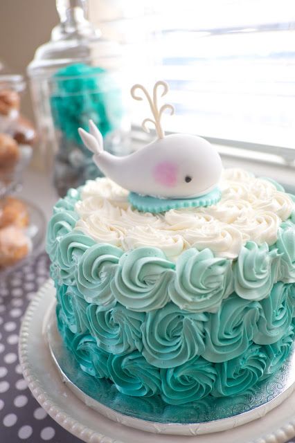 Baby Boy Shower Cake