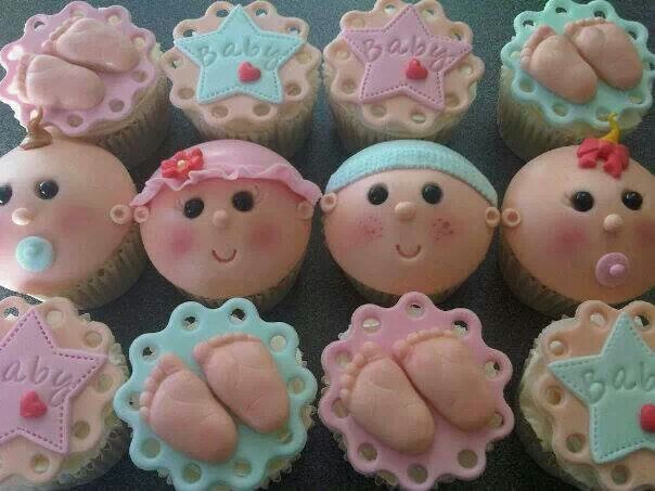 Baby Face Cupcakes