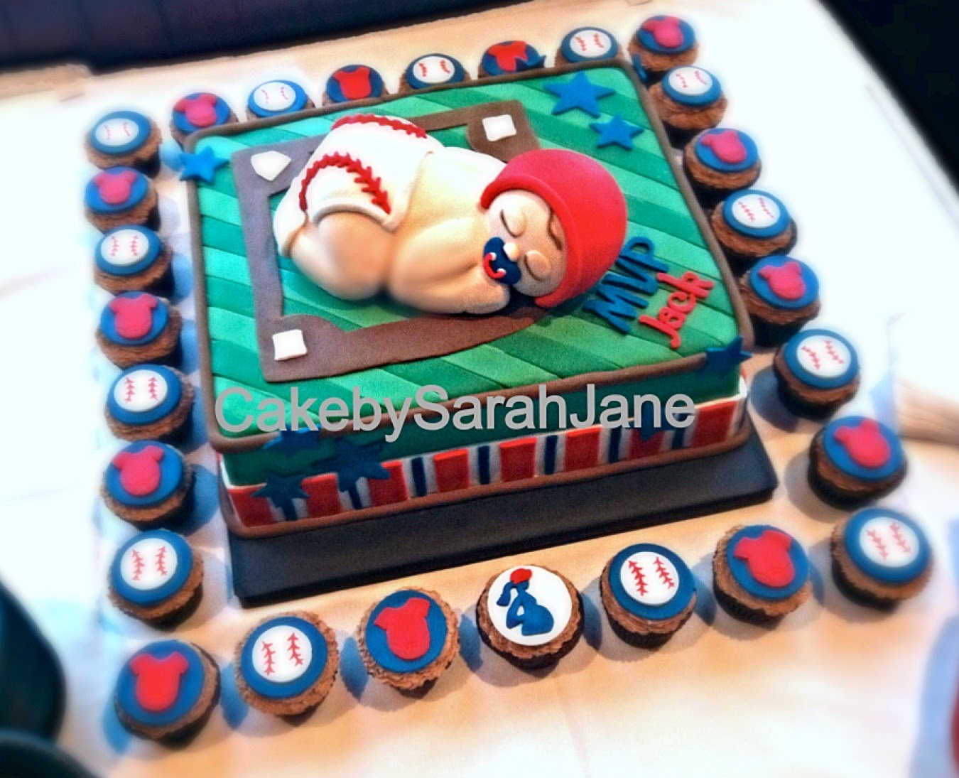 8 Photos of For Baseball Baby Shower Cakes And Cupcakes