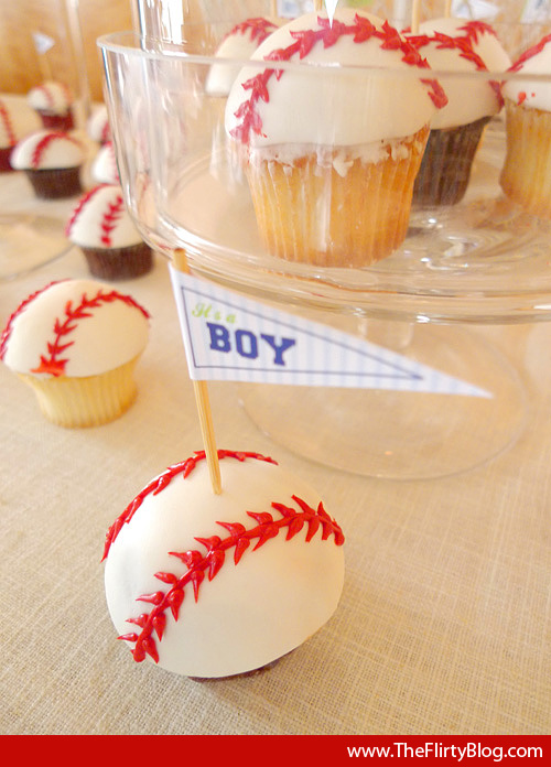 Baseball Themed Baby Shower