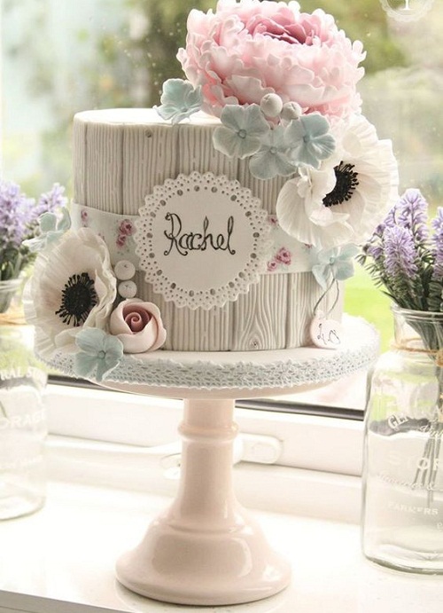 Beautiful Birthday Cakes with Flowers