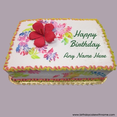 Birthday Cake with Name