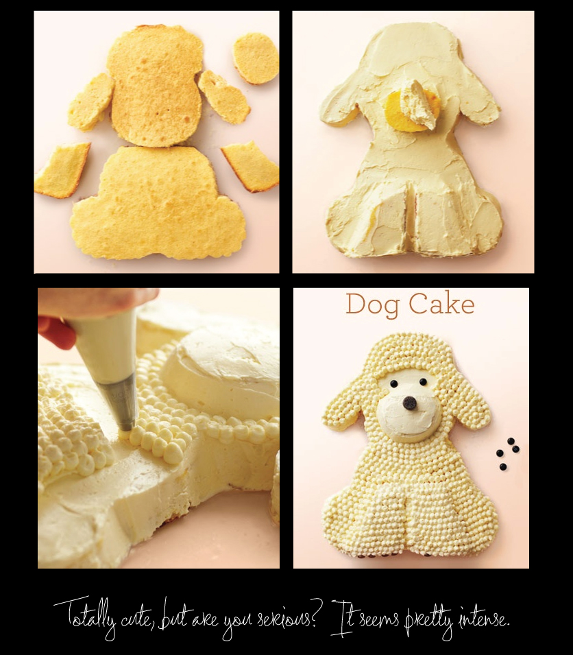 Birthday Cakes Shaped Like Dogs