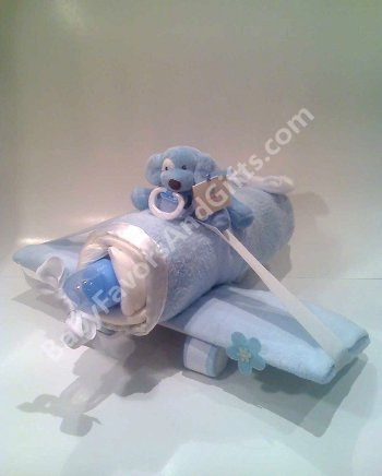 Boy Baby Shower Gift Diaper Cake