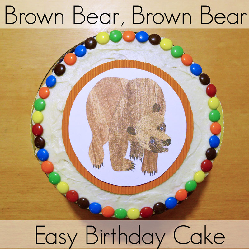 11 Photos of Brown Bear Brown Bear 1st Birthday Cakes