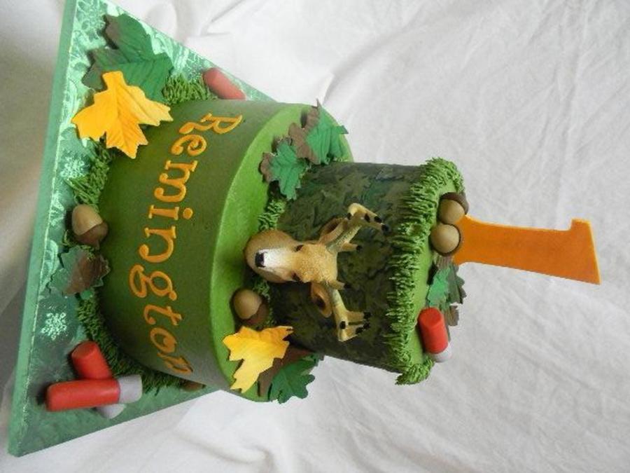 Camo 1st Birthday Cake