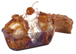 Caramel Pecan Cinnamon Crumb Cake Sundae