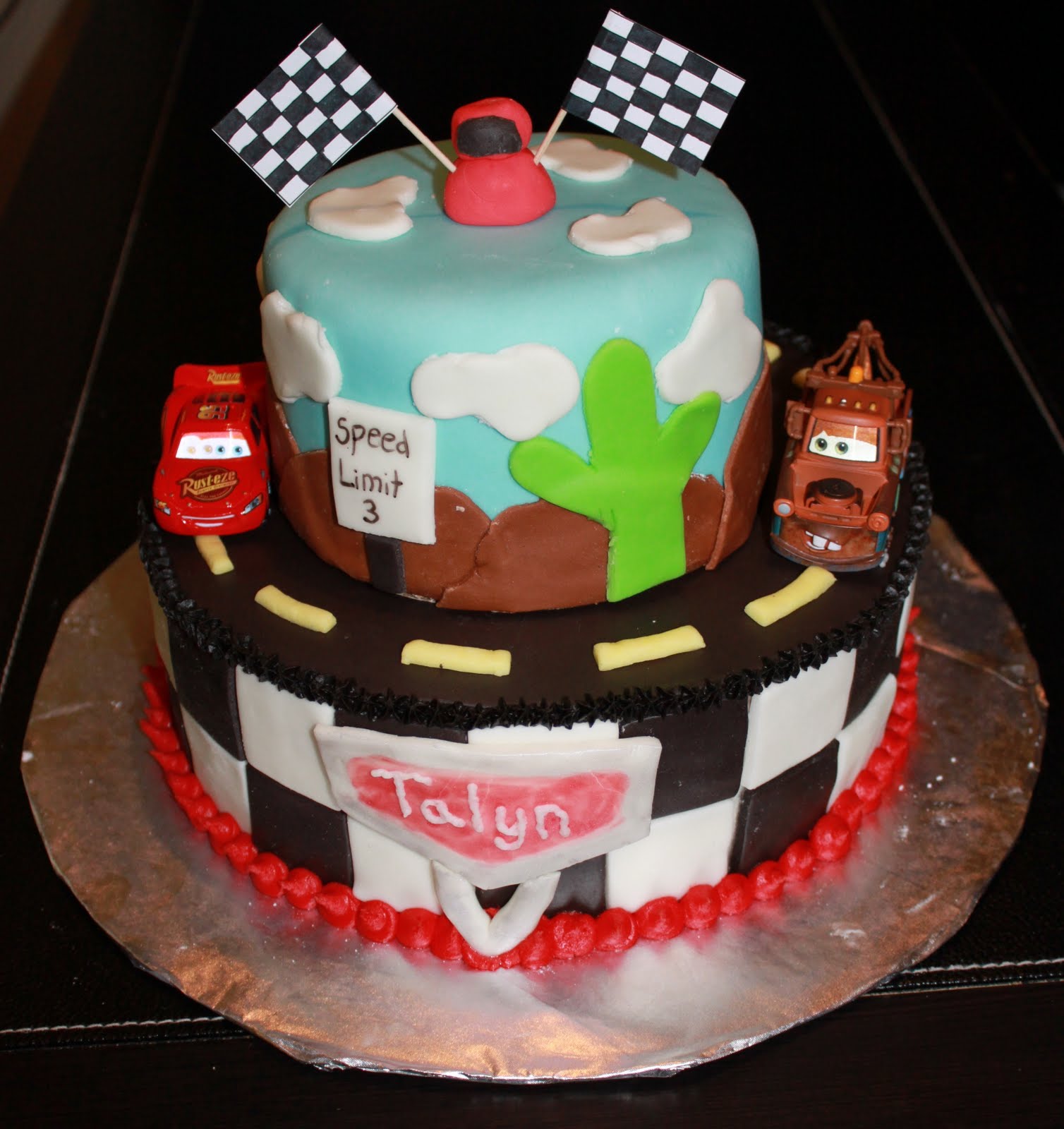 Cars Birthday Cake