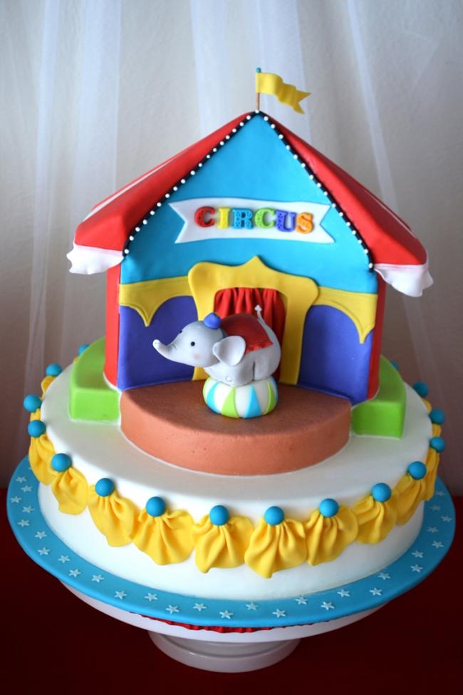 Circus Birthday Cake Idea