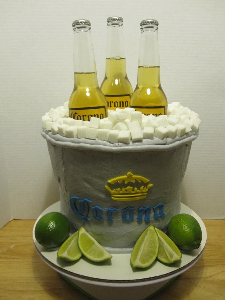 Corona Beer Bucket Cake