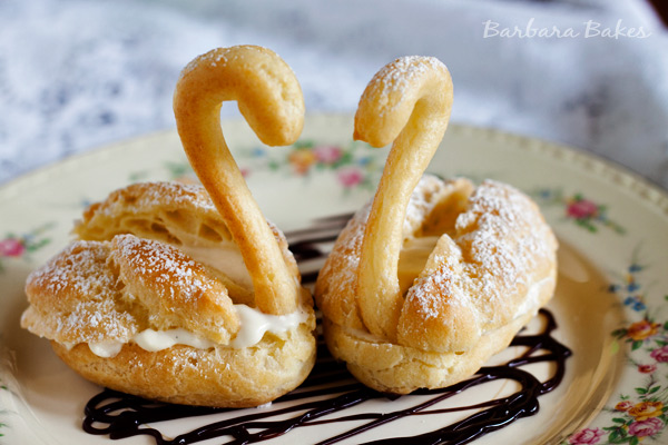 Cream Puff Swans