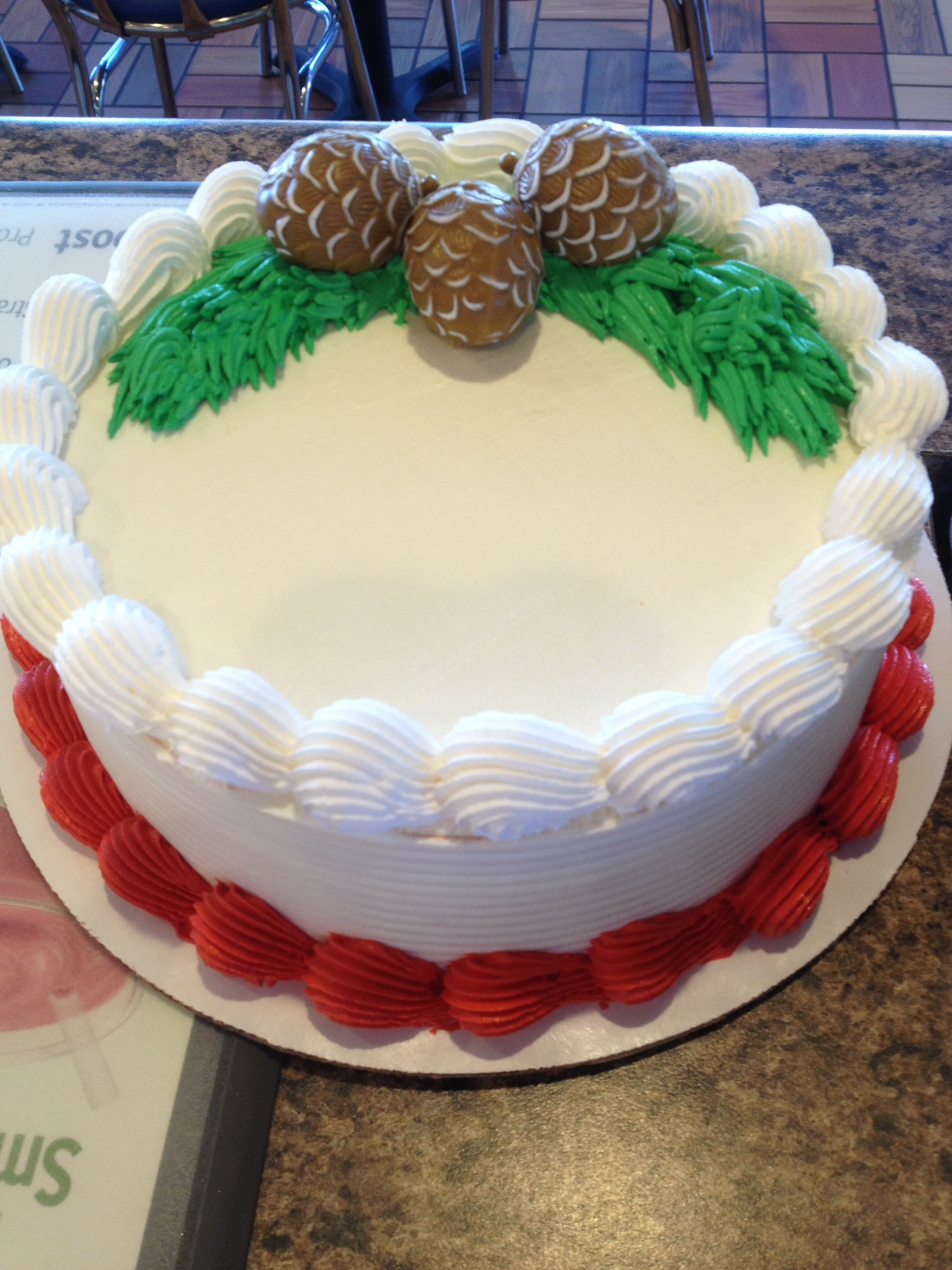 Dairy Queen Christmas Cake