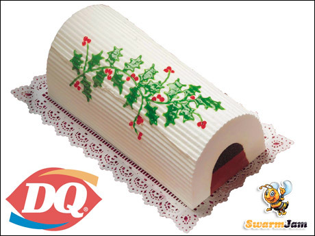 Dairy Queen Ice Cream Log Cake