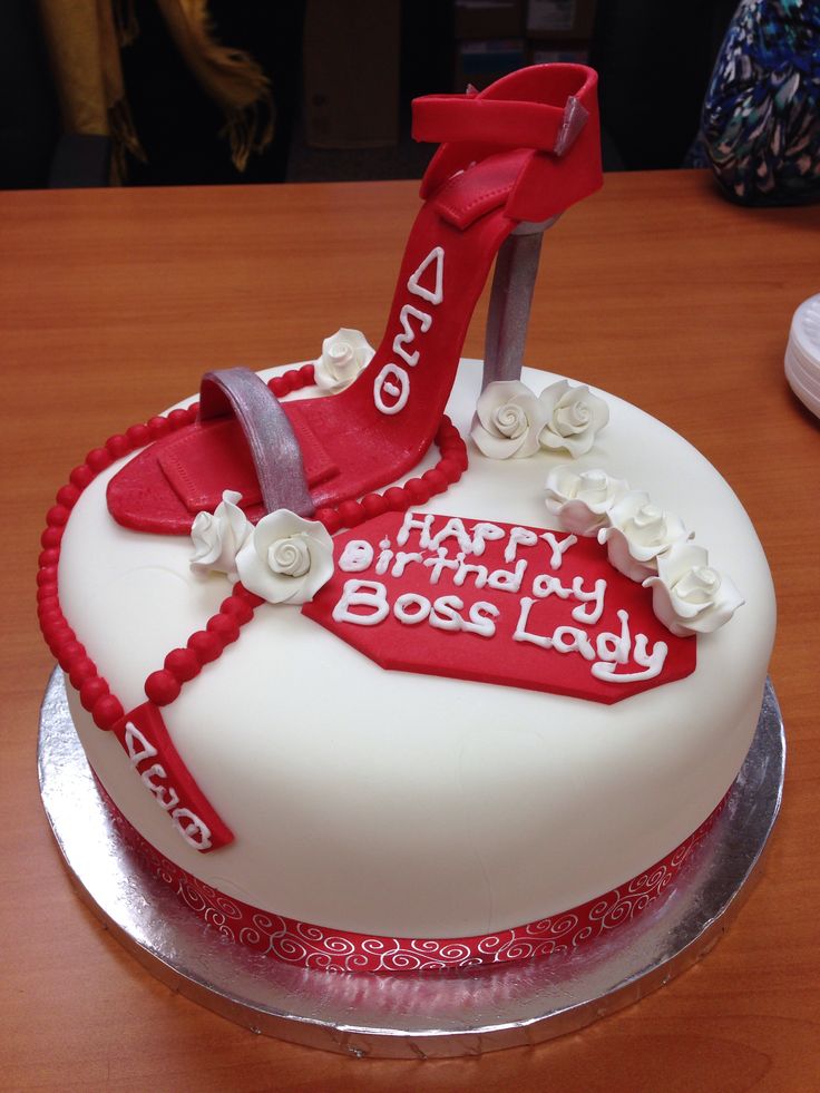 Delta Sigma Theta Birthday Cake