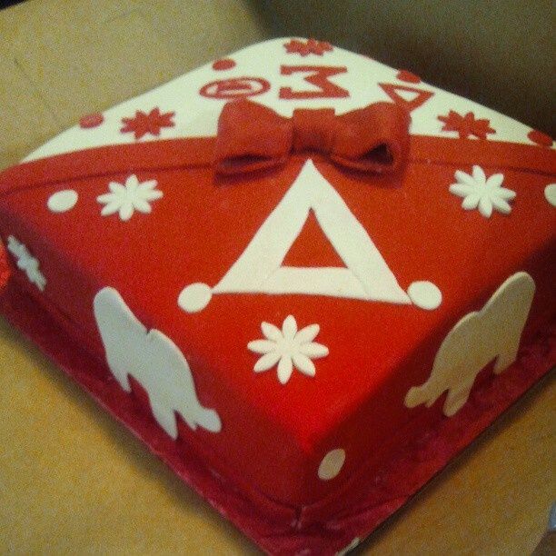 Delta Sigma Theta Birthday Cake