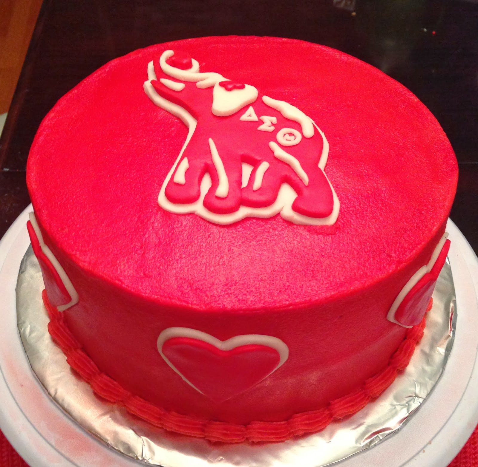 Delta Sigma Theta Happy Birthday Cake