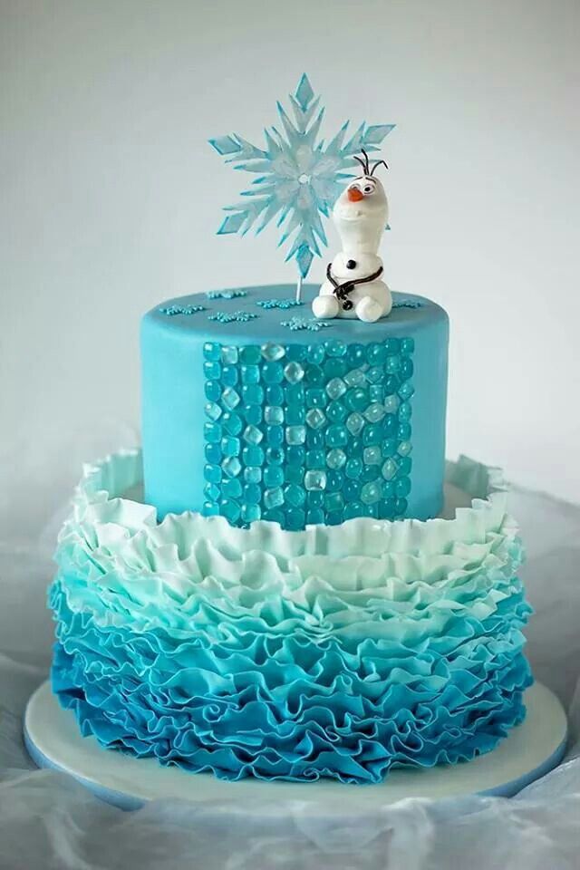 11 Photos of Decorated Cakes From Movie Frozen