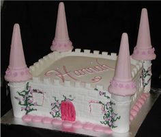 Easy Castle Birthday Cake