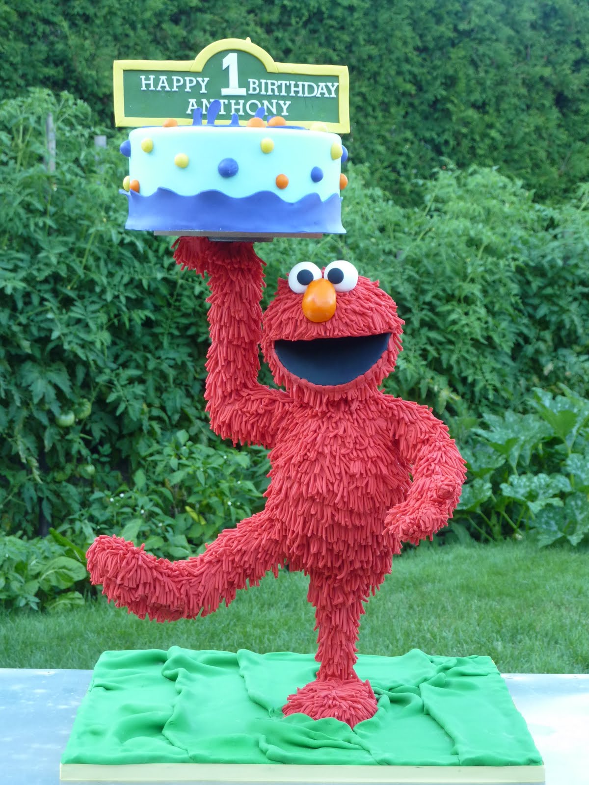 11 Photos of 3D Elmo Cake Birthday Cakes