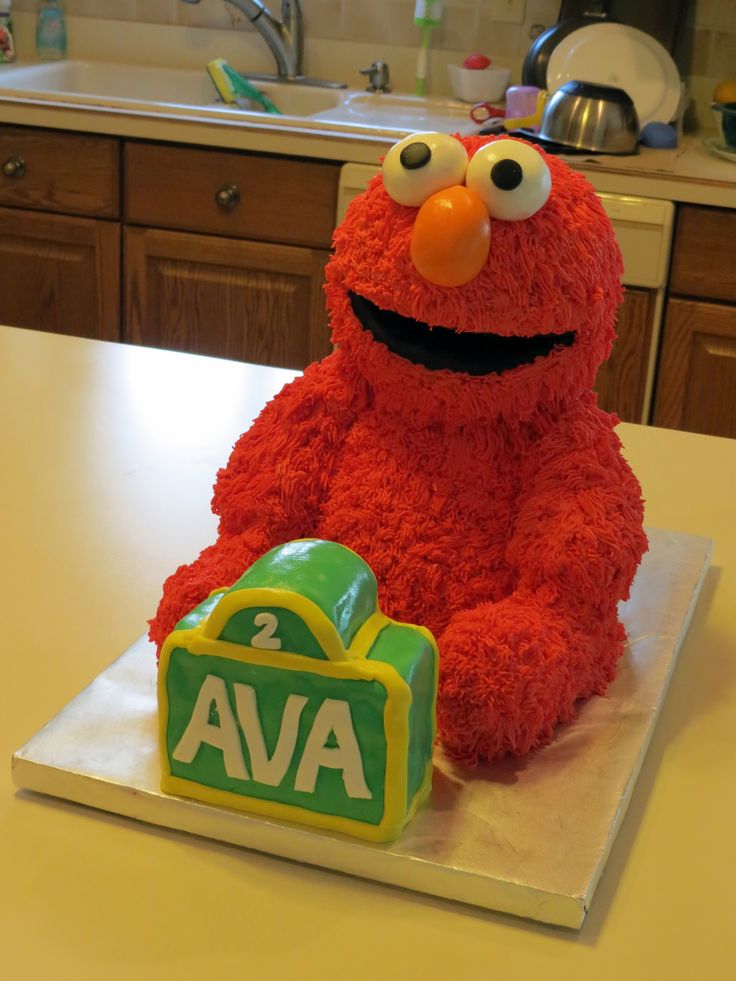 Elmo 3D Birthday Cake