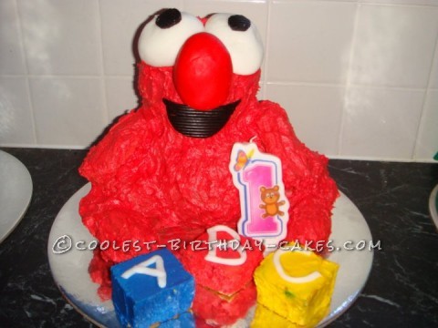 Elmo 3D Birthday Cake