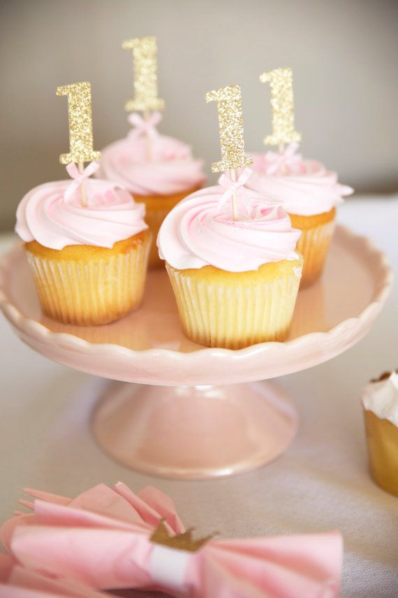 First Birthday Cupcakes